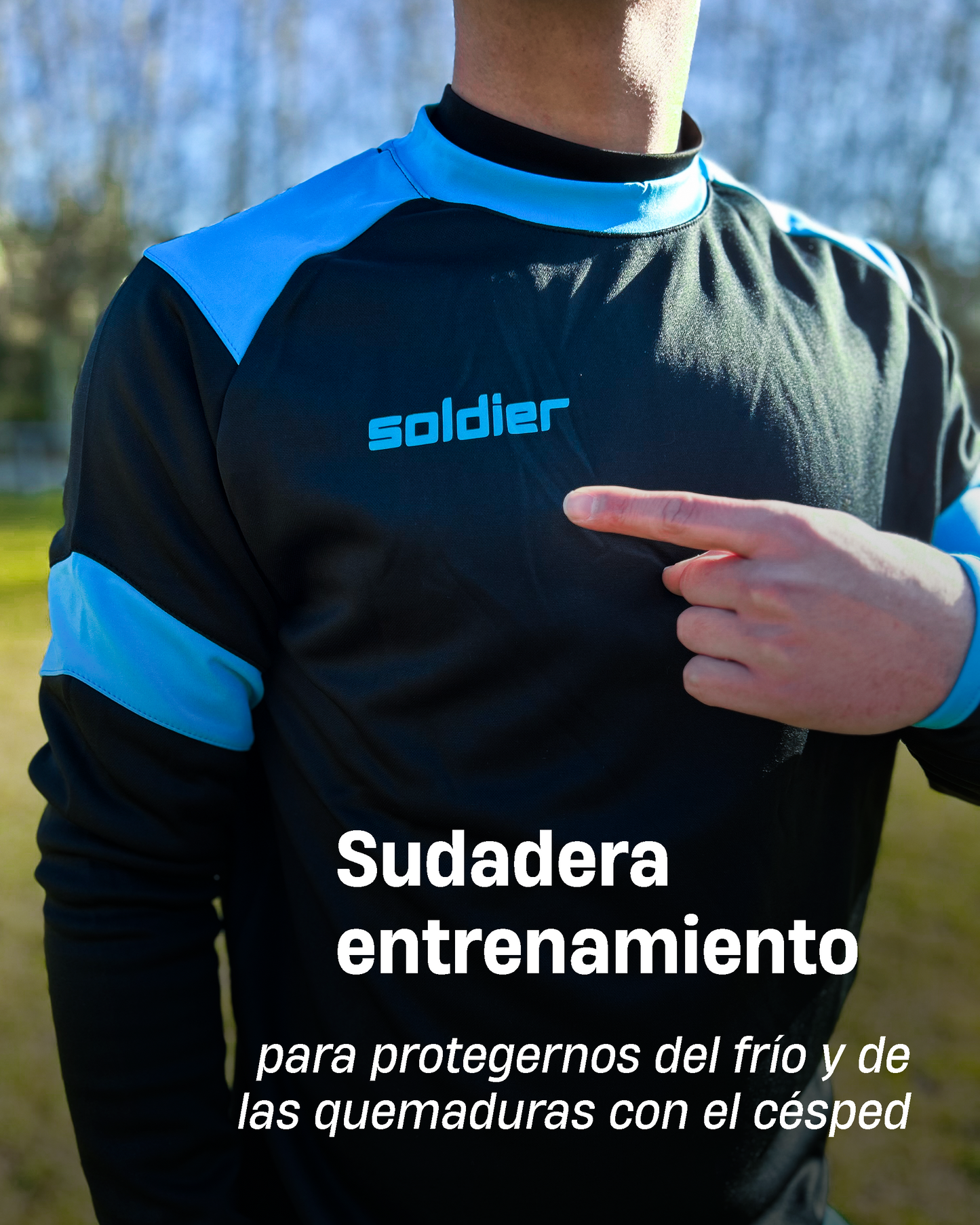 SUDADERA ENTRENAMIENTO | Black & Blue